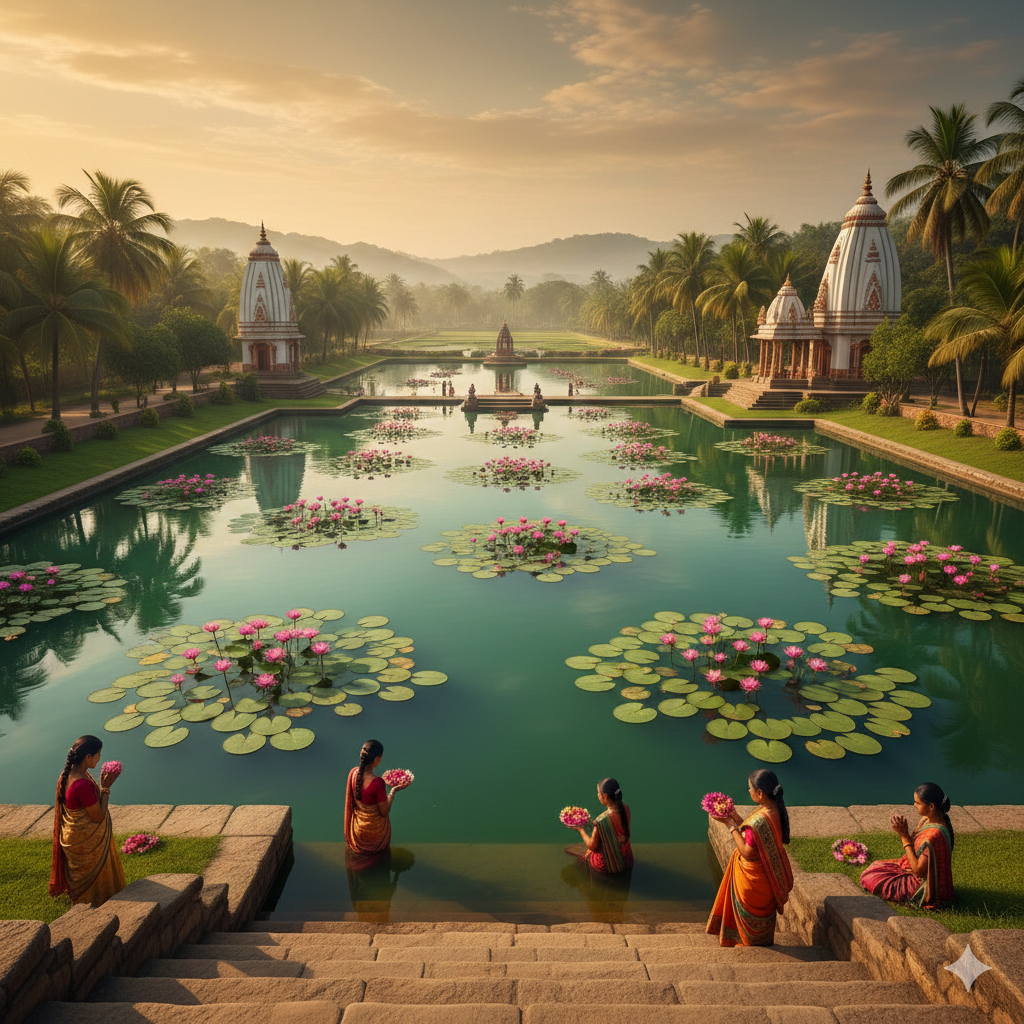 Sacred Lotus Ponds of Mithila